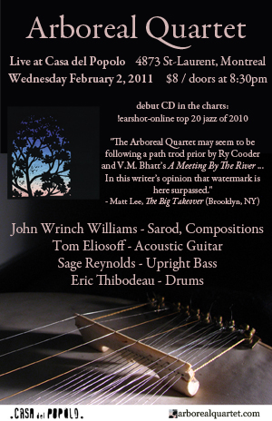 Arboreal Quartet Casa Feb 2